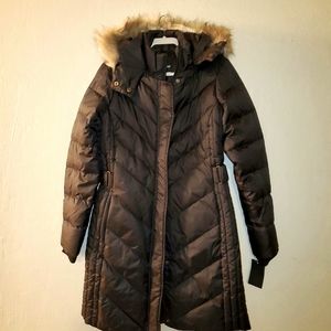 Hooded Down/Feather Coat